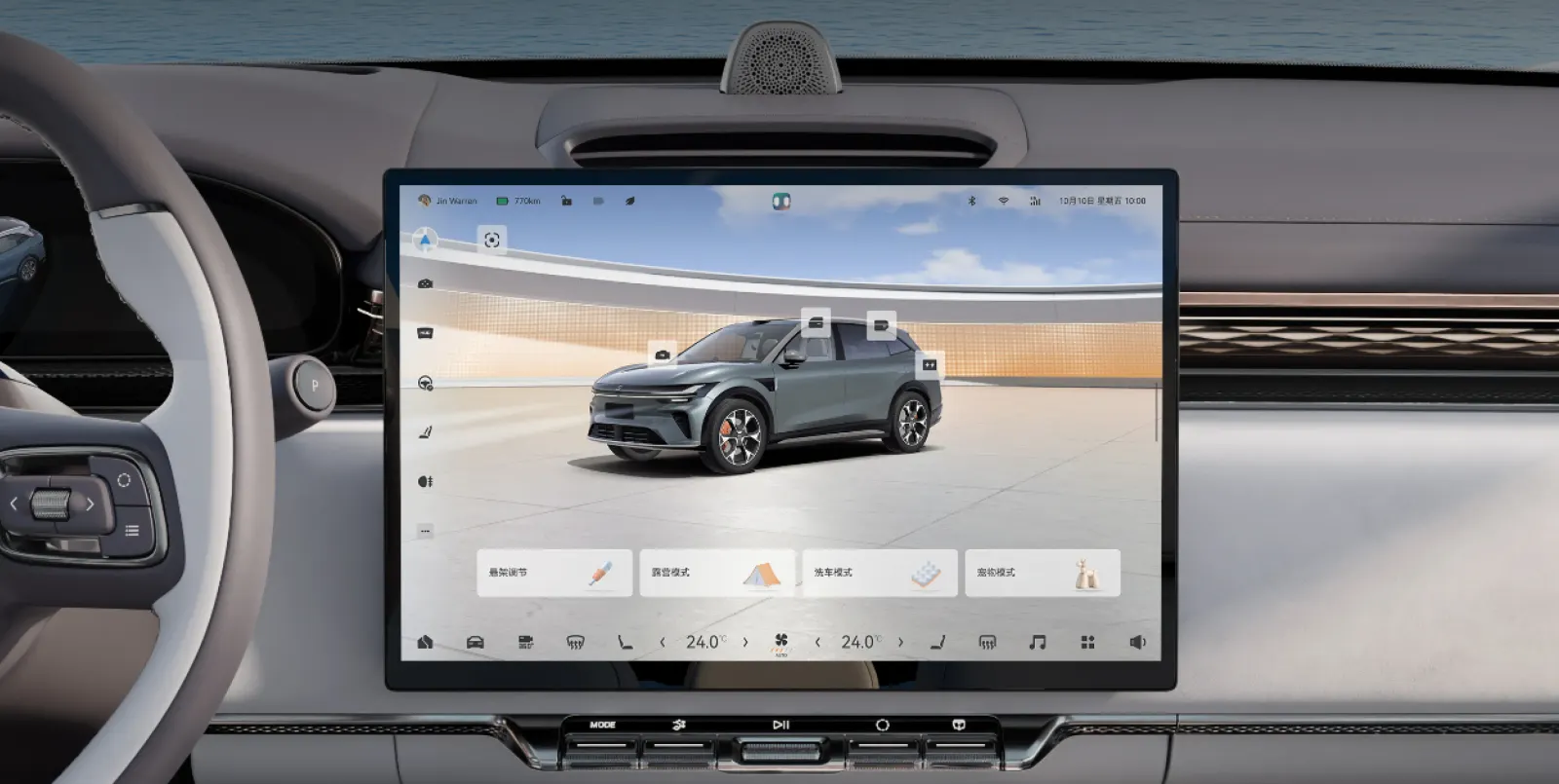 Centre screen
