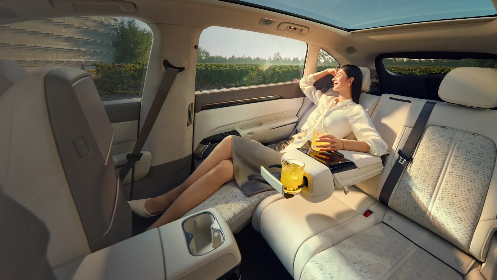 Powered rear recliners