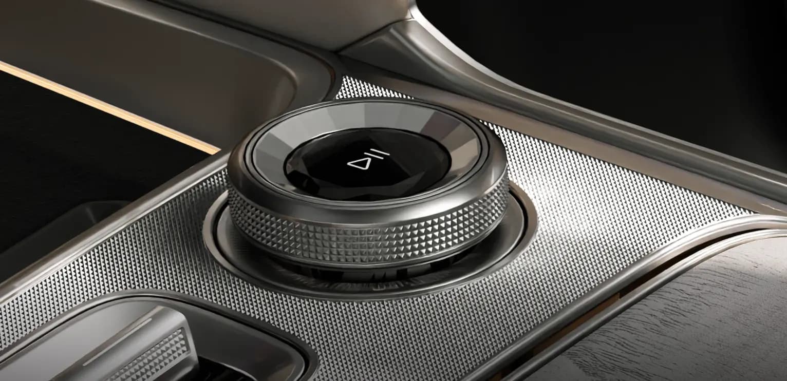 A dial that turns