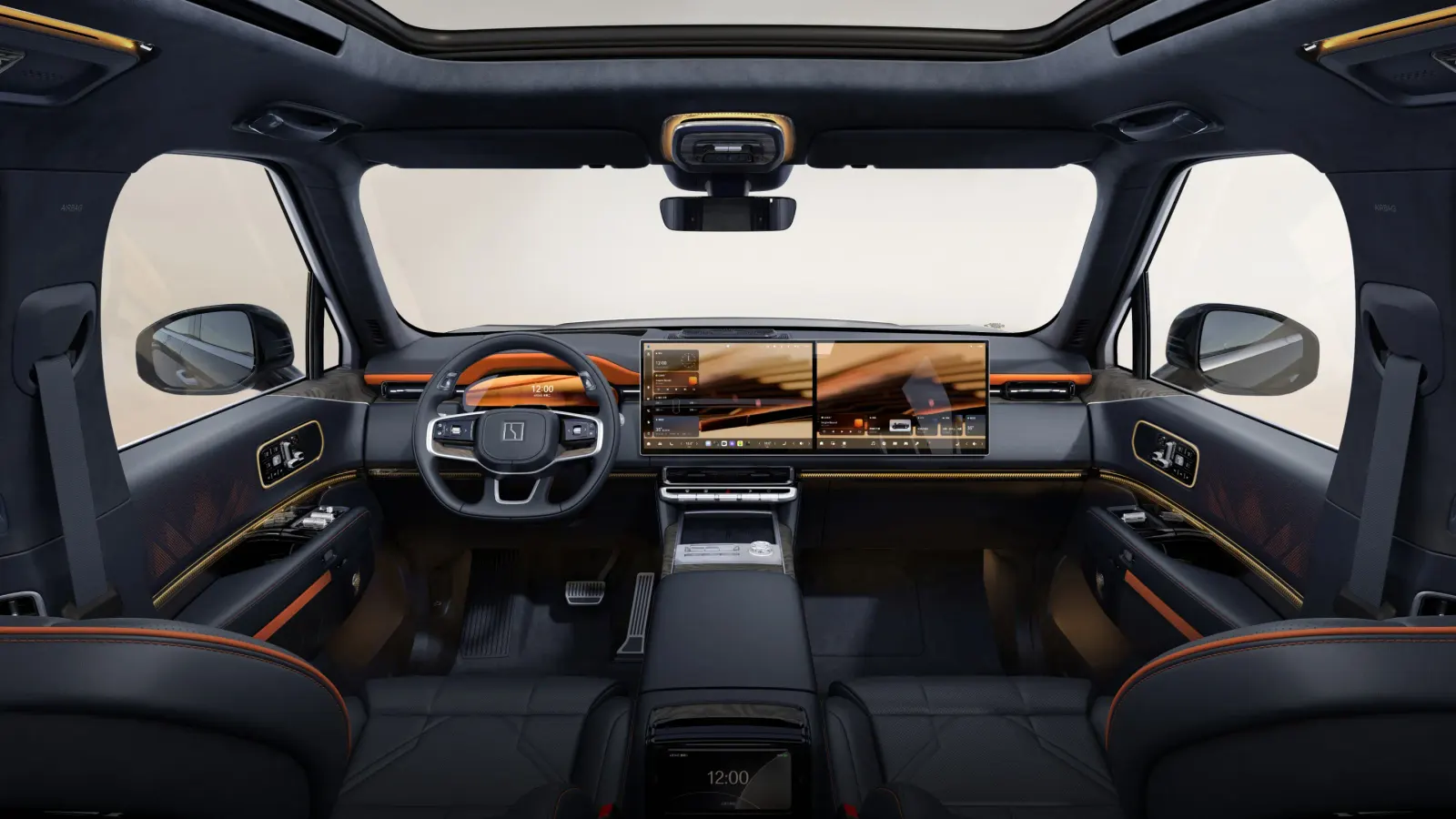 ZEEKR 9X 5-Seat — Black cabin