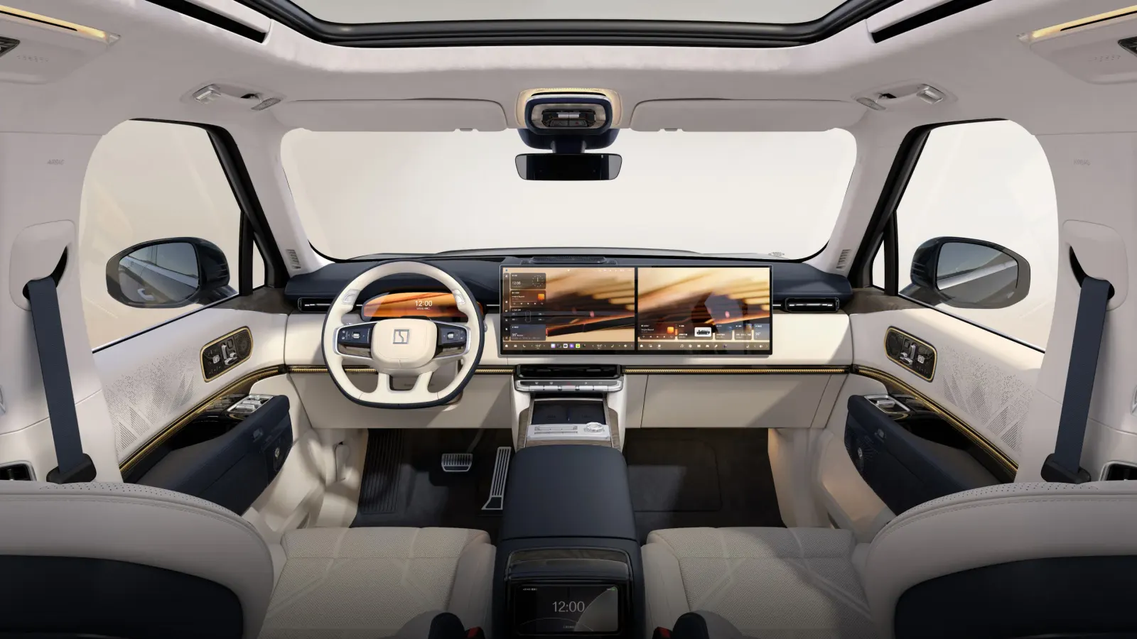 ZEEKR 9X 5-Seat — Ivory cabin