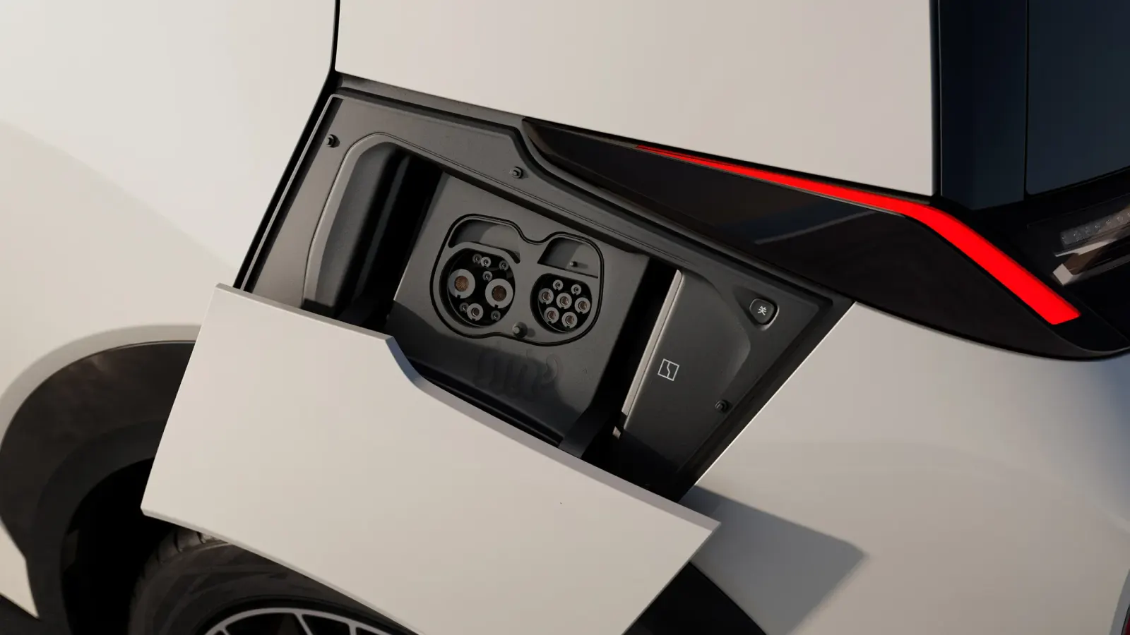 Hidden charge port